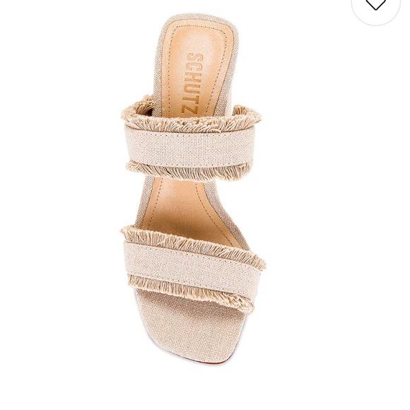 👡 Schutz Women's “Amely” Fabric Slip On Sandal - Picture 2 of 8